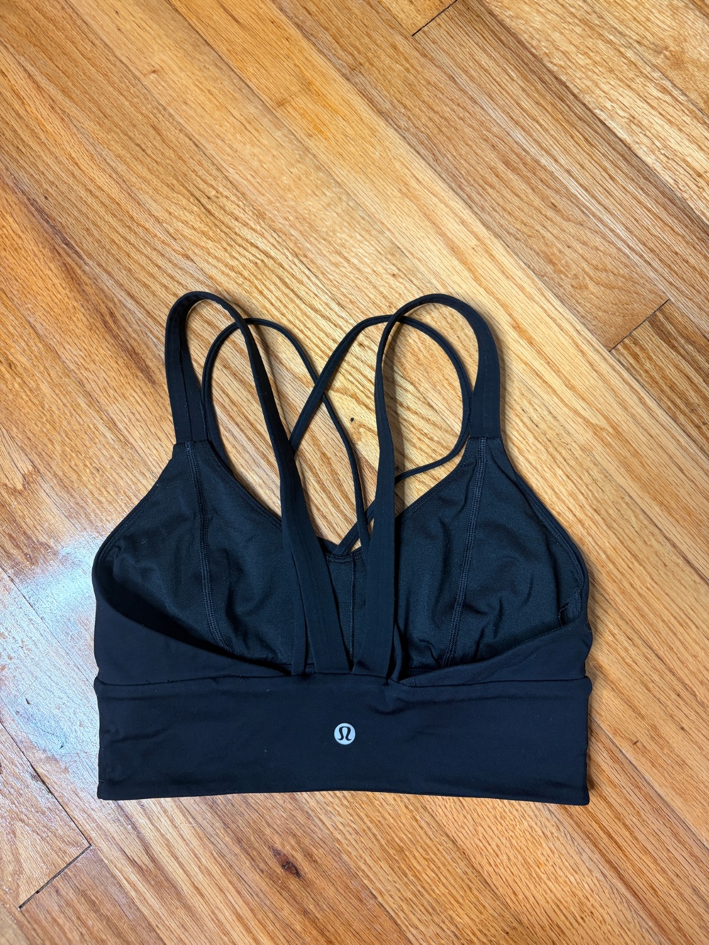 Lululemon Black Strappy Women’s Longline Bra